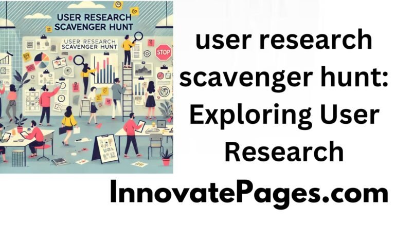 user research scavenger hunt