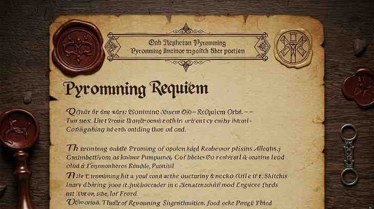 pyromining requiem orb order